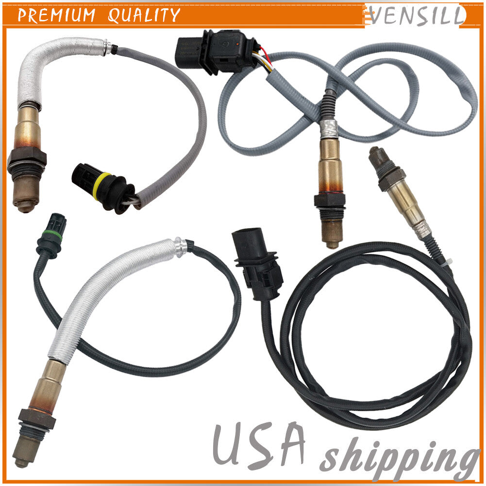 Set of 4 Oxygen Sensor Upstream Downstream for BMW 128i 328xi X3 2007-10 X5 3.0L