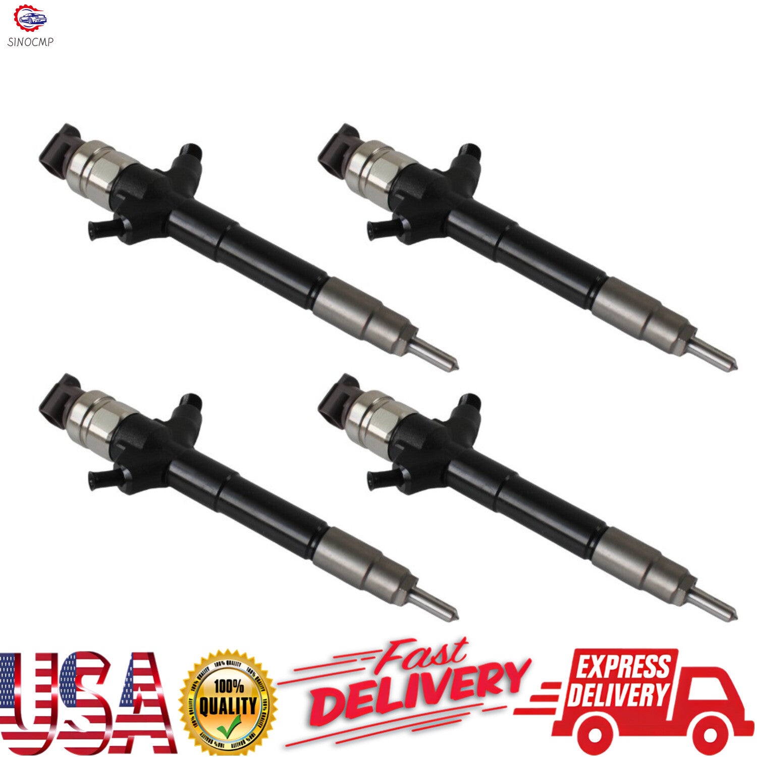 4x New Diesel Fuel Injector 095000-5600 1465A041 for Mitsubishi 4D56 L200 Euro4