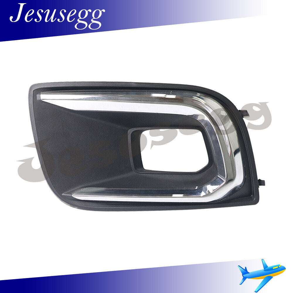 Front Bumper Foglight Bezel Cover Chrome Trim Right for Toyota Sequoia 2018-2021