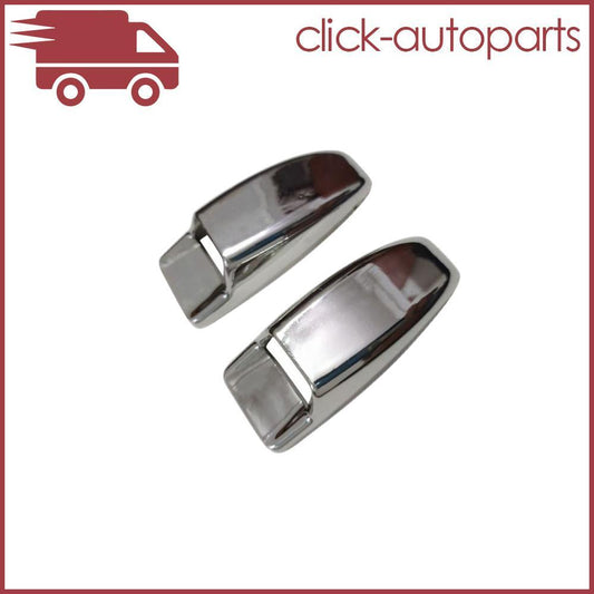 2x Front Side Screen Windscreen Wiper Washer Jet Covers Caps Spray Nozzle Bonnet