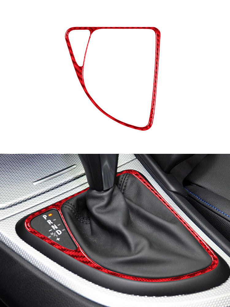 Red Gear Shift Frame Trim Cover for BMW 1 Series Convertible E82/E88 2008-2013