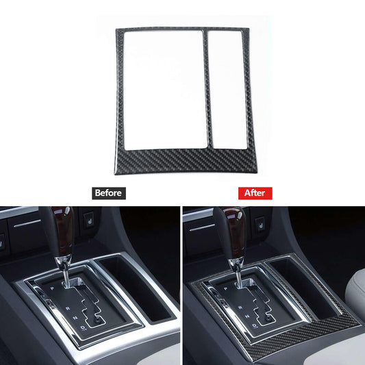 Carbon Fiber Gear Shifter Control Frame Cover Trim for Chrysler 300 2005-2007