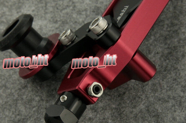 Chain Adjuster Tensioners Red fit for Kawasaki ZX10R 2008 2009 Motorcycle