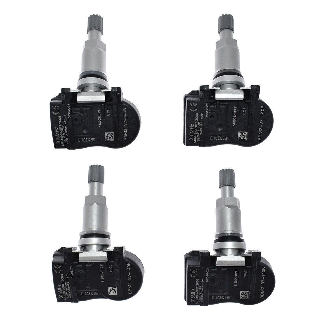 4x Tire Pressure Sensor for Mazda 2 3 5 6 CX-7 CX-9 MX-5 315MHz BBM237140B