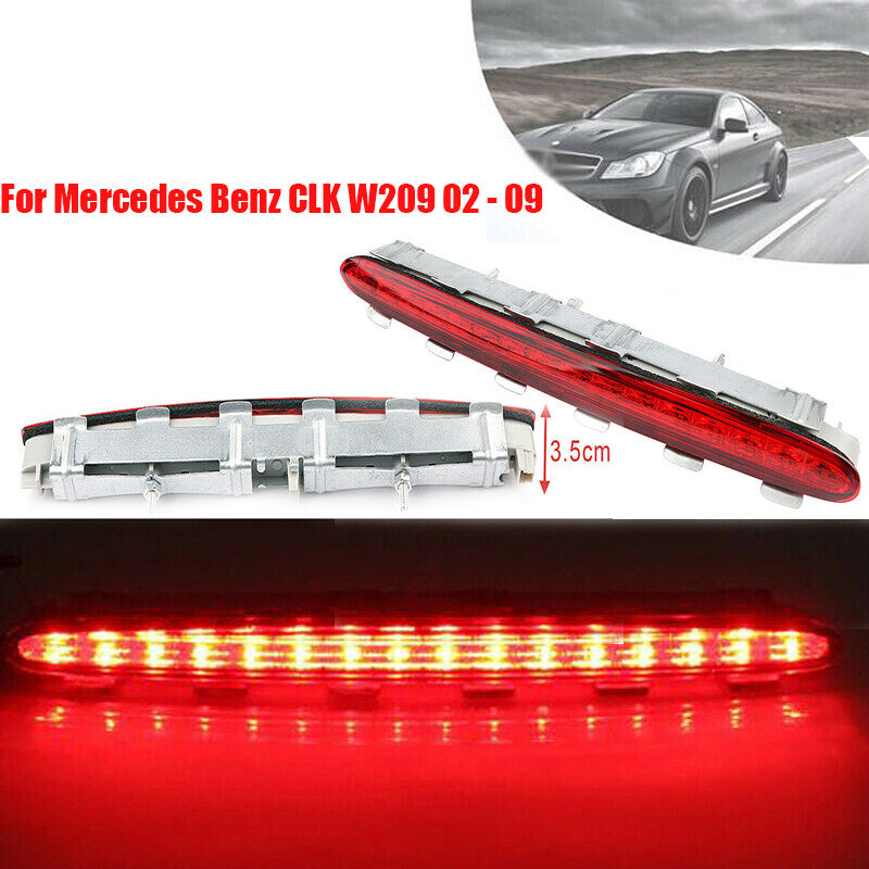 Red LED third rear brake stop light applicable to for Mercedes-Benz CLK W209 2003 - 2009