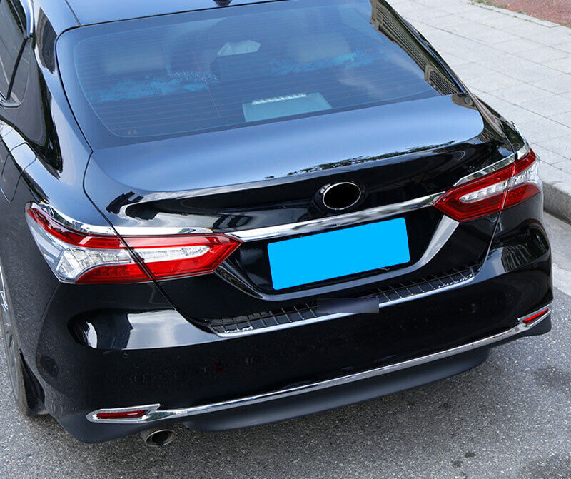 for Toyota for Camry 2018-2024 Chrome Style Tail Light Rear Lamp Eyebrow Strips Trim