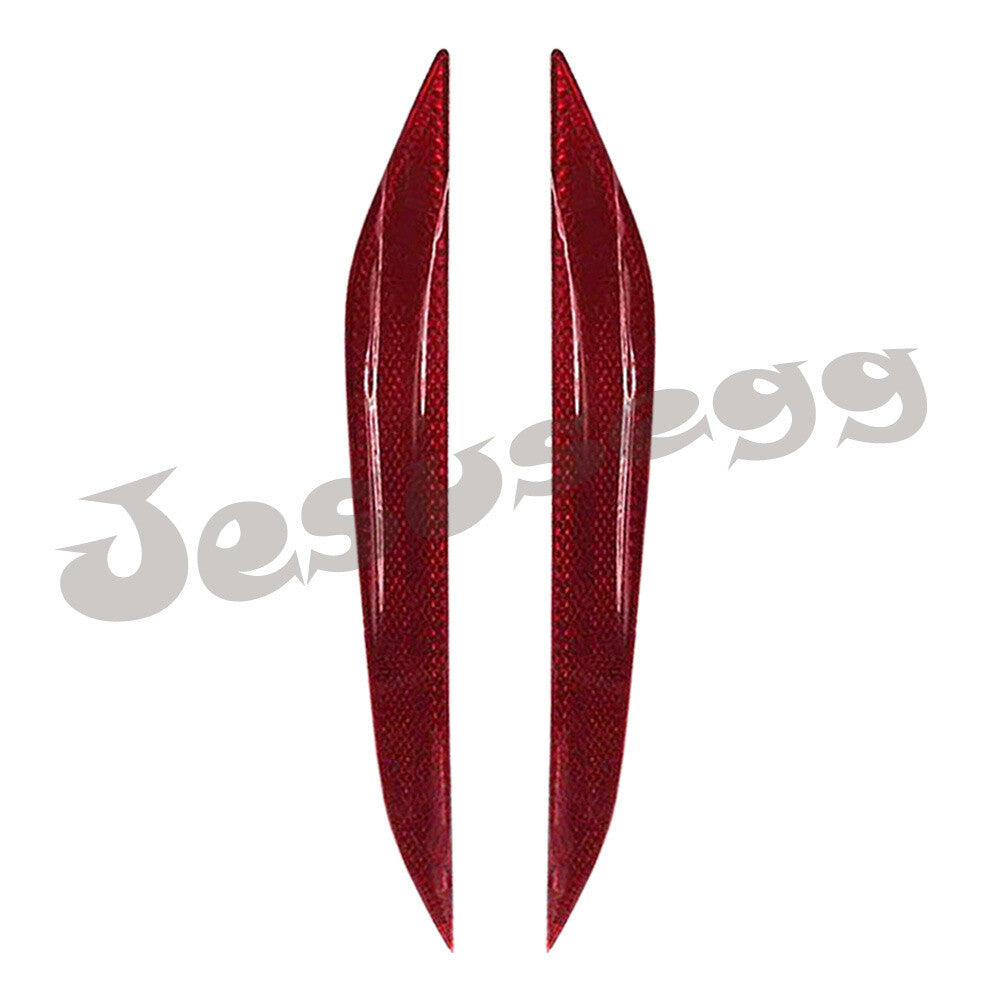 2X RH+LH Rear Bumper Reflector Rear Brake Lamp Fit for Alfa Romeo Stelvio 17-22