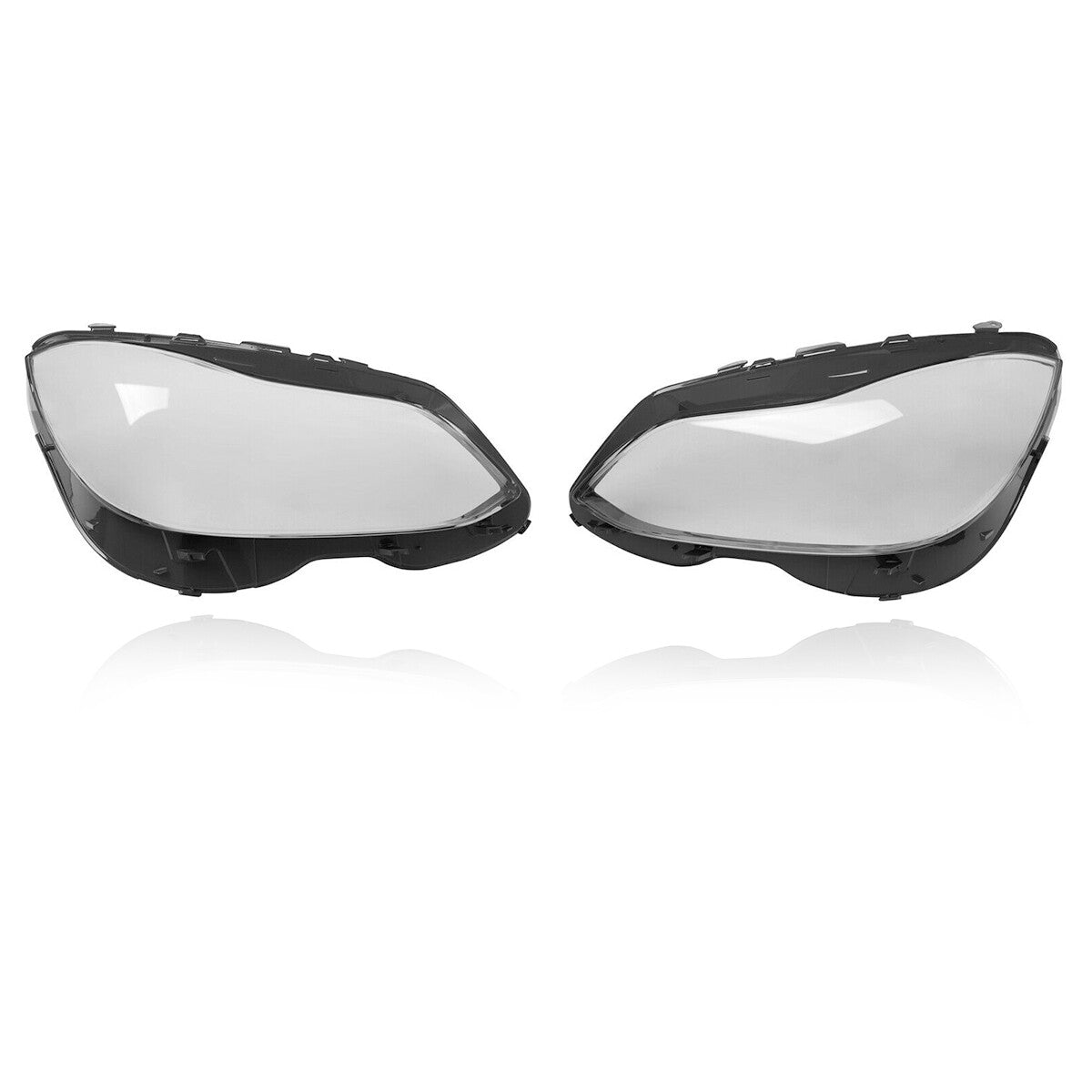 LH+RH Headlight Lens Protective Cover for Mercedes-Benz E-Class W212 (2014-2015)