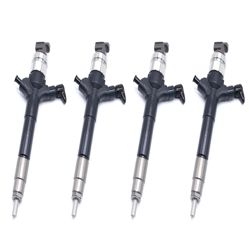 4-pack of new 1465A041 common rail fuel injectors for Mitsubishi 4D56 L200 TRITON 2.5L