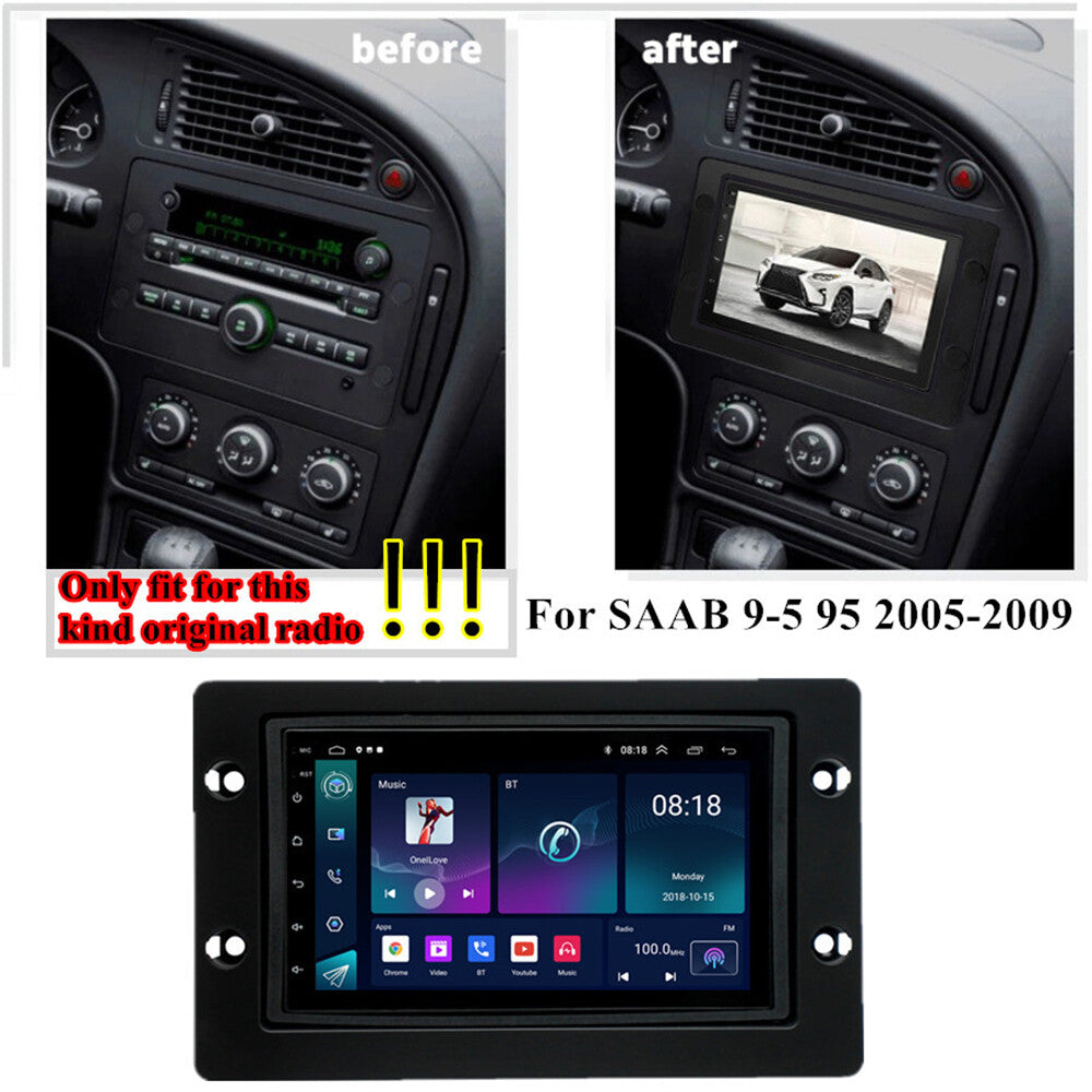 For 2005-2009 for SAAB 9-5 95 Android 12 Radio Stereo GPS Navigation 7 FM BT Player