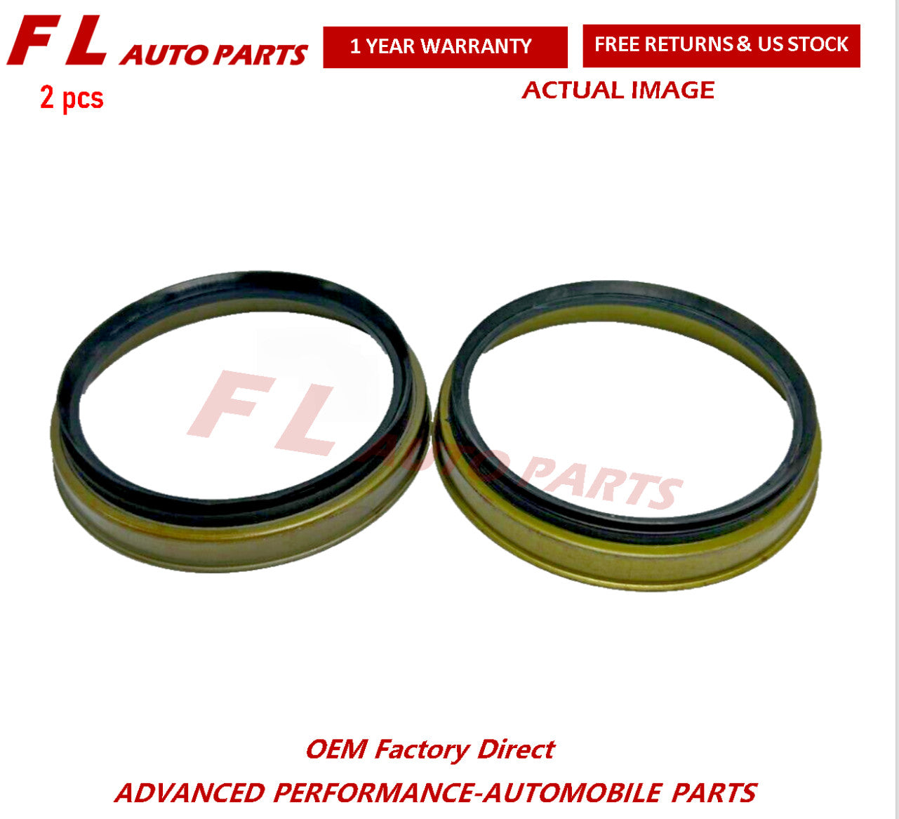 for Toyota 4Runner FJ Cruiser Tacoma Front Axle Wheel Hub Seal 90312-96001 2Side