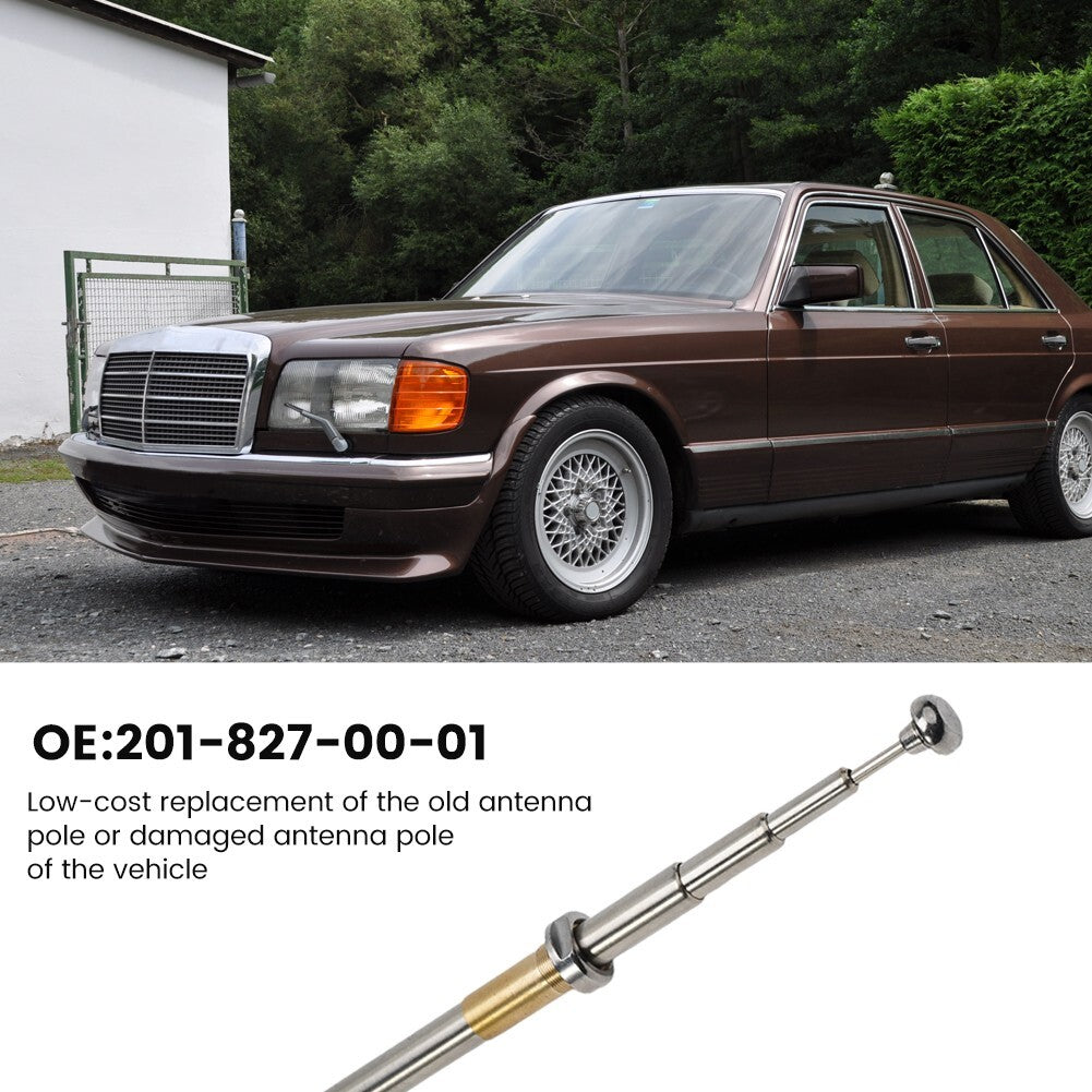 Suitable for W124, W126, W201, C107, R107, 1 new power antenna mast
