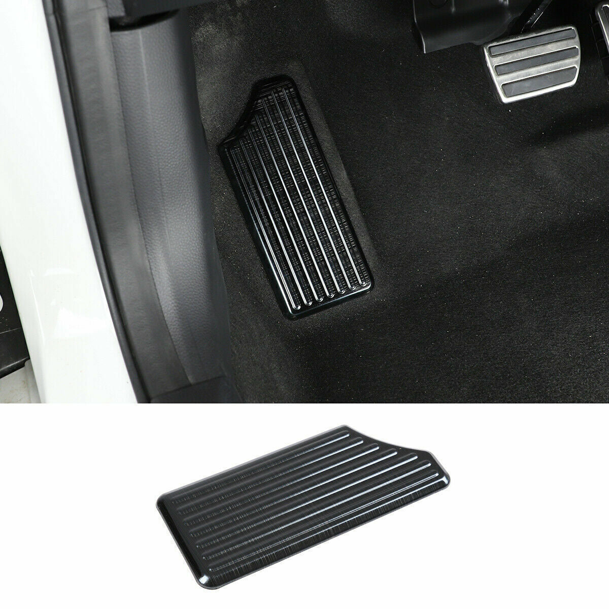 for Honda for Civic 2022-24 Black Drivers Left Foot Rest Pedal Plate Cover Trim 1PCS