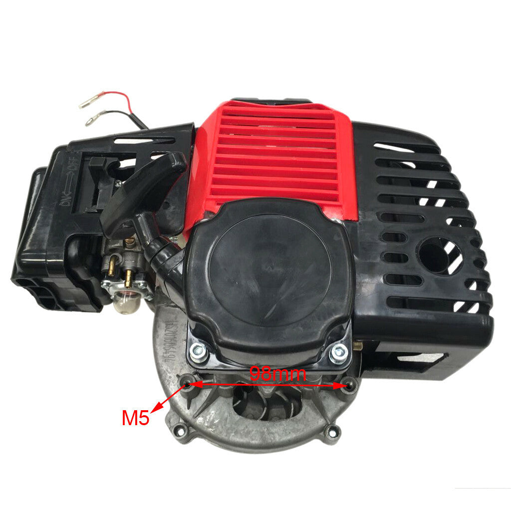 2 Stroke 49CC Engine Motor for Mini Pocket Quad Dirt Bike ATV Chopper Pull Start