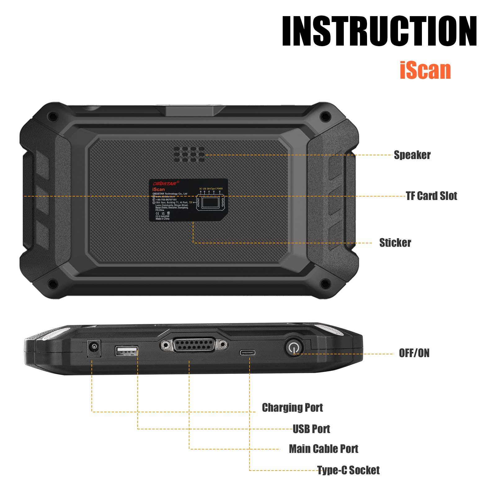 OBDSTAR iScan for Motorcycle Diagnostic Scan Tool help data light reset