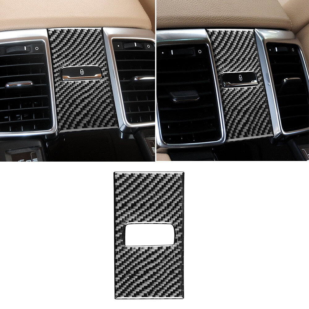 Rear for Seat Adjustment Switch Button Trim for Porsche for Panamera 2010-16Carbon Fiber