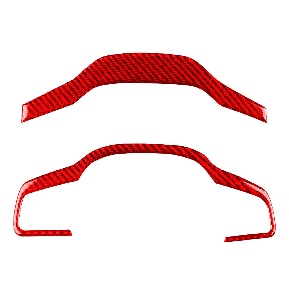 Red Steering Wheel Button Frame Cover Trim for Jaguar for F-Type 2013-2024