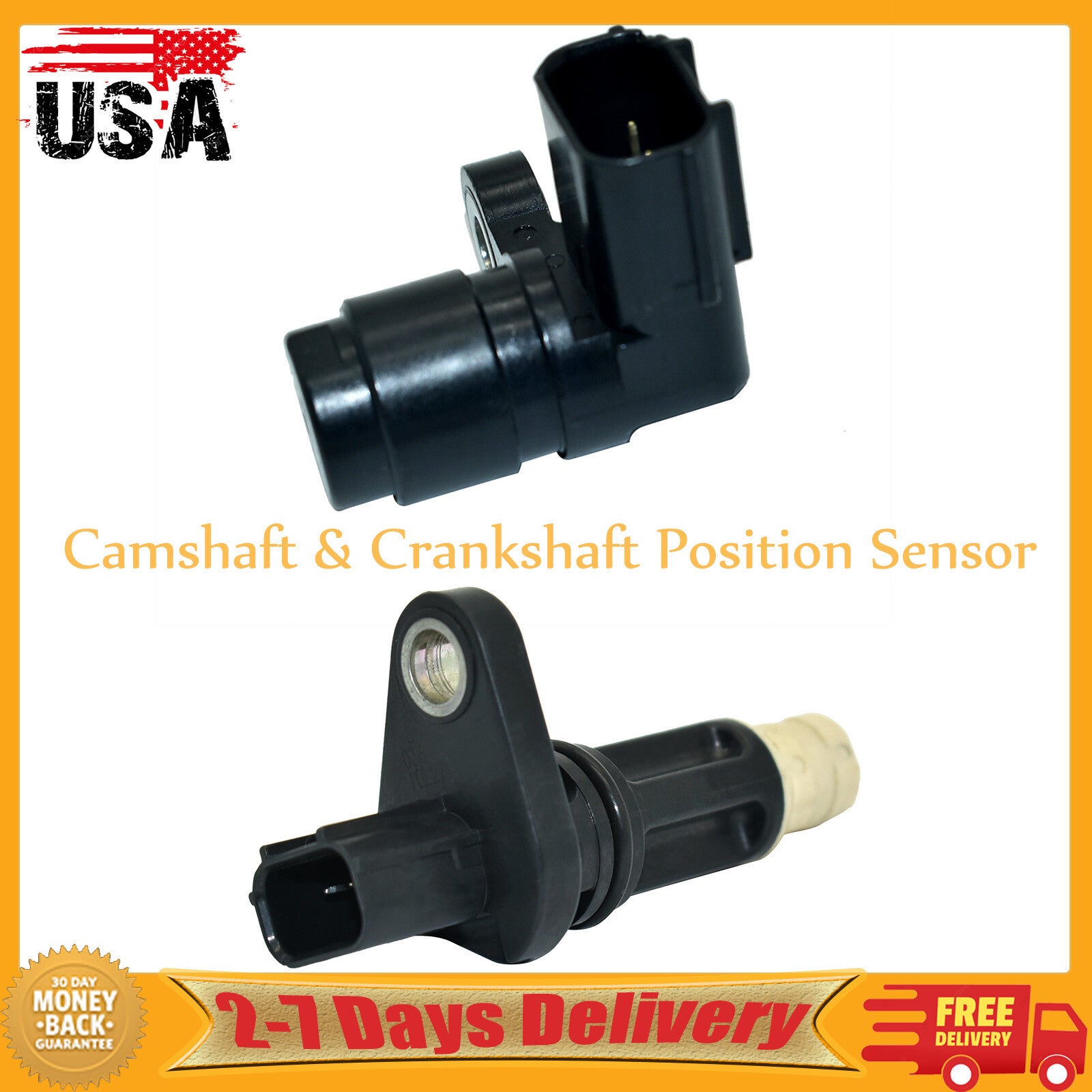 A Pair Cam/Crankshaft Position Sensor for Honda ACCORD PILOT for Acura MDX RL 09-20