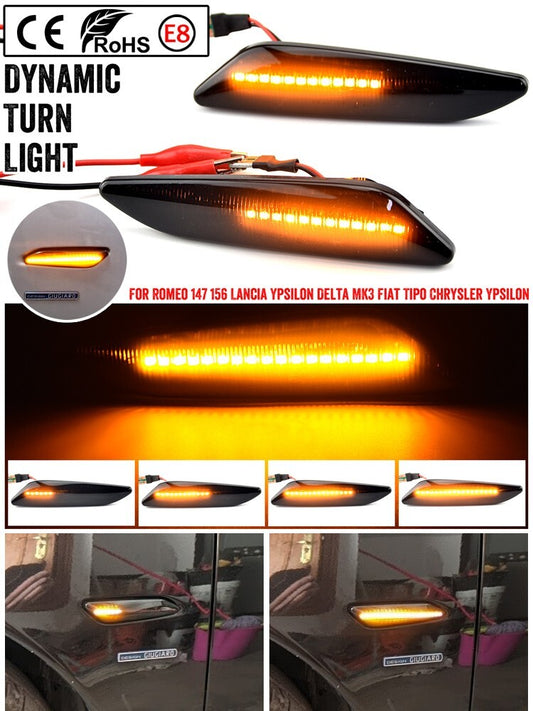 Side Marker Light Signal 2Pcs for Alfa Romeo 147 156 for Fiat Egea Tipo 356 for Lancia