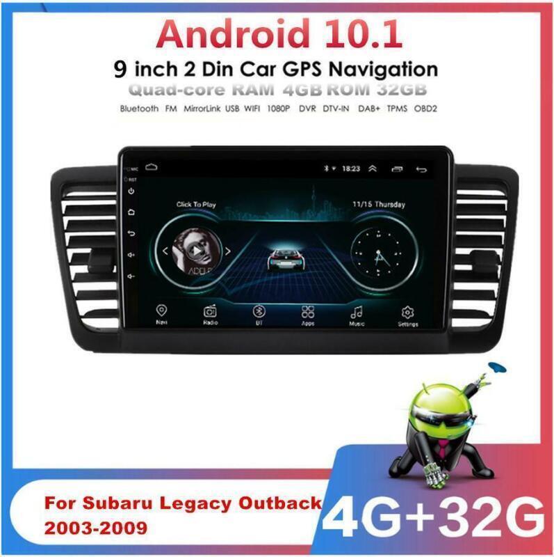 4GB+32GB WiFi BT Car Stereo Radio GPS Navigation for Subaru Legacy Outback 03-09
