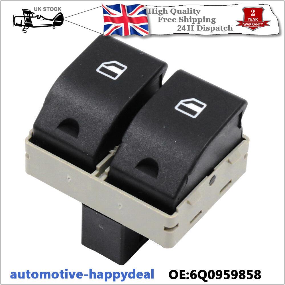 POWER MASTER WINDOW SWITCH CONSOLE 6Q0959858 FITS for VW POLO 9N 2001-2009