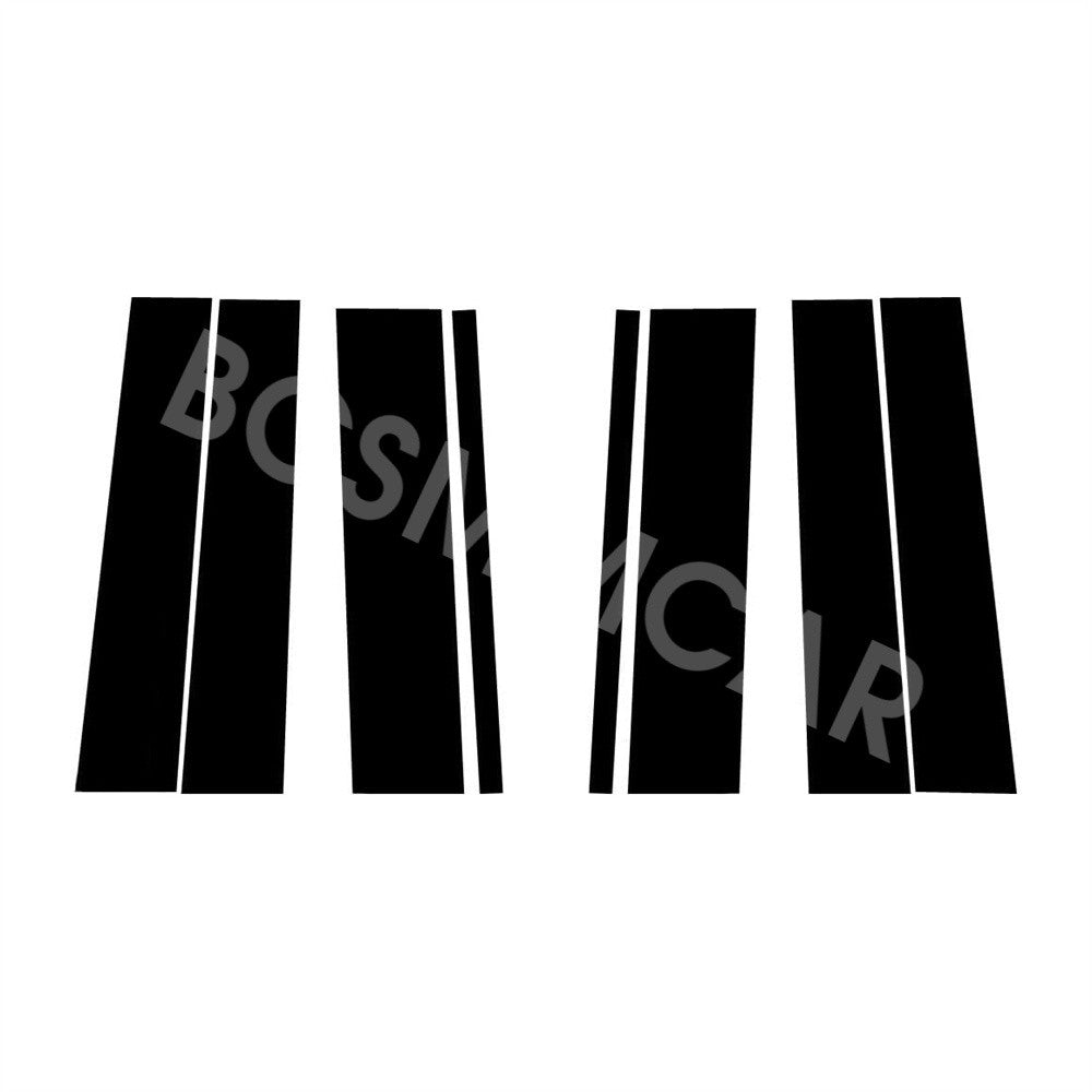 Car Window Post Cover Trim Stickers Decals 8Pcs Fit for Ford Flex 2009-2019