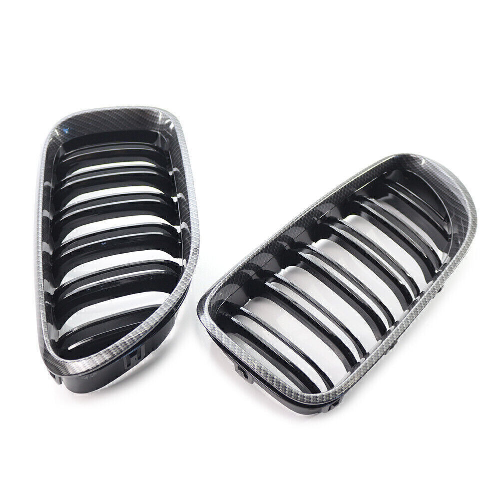 Front Kidney Grille Grill Cover Left Right for BMW M6 F06 F12 F13 2012-2017 Pair