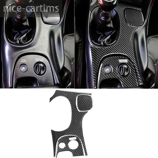 for Chevrolet for Corvette C5 1998-2004 Carbon Fiber Central Gear Shift Panel Trim¡Á3