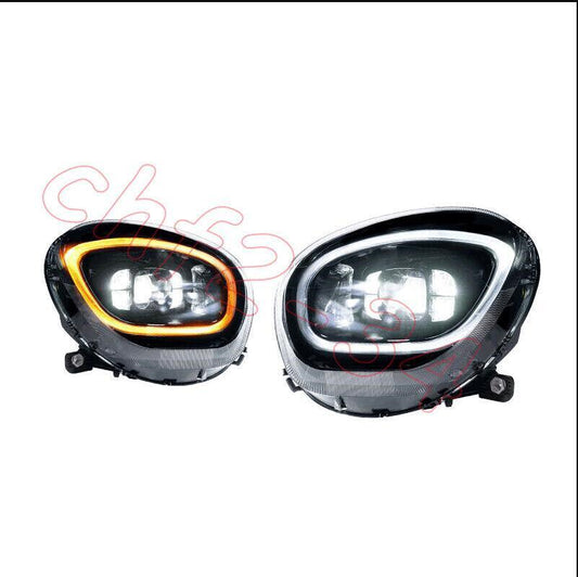 for Mini Countryside R60 10-2016 LED DRL Headlights assembly colorful Beam Lens