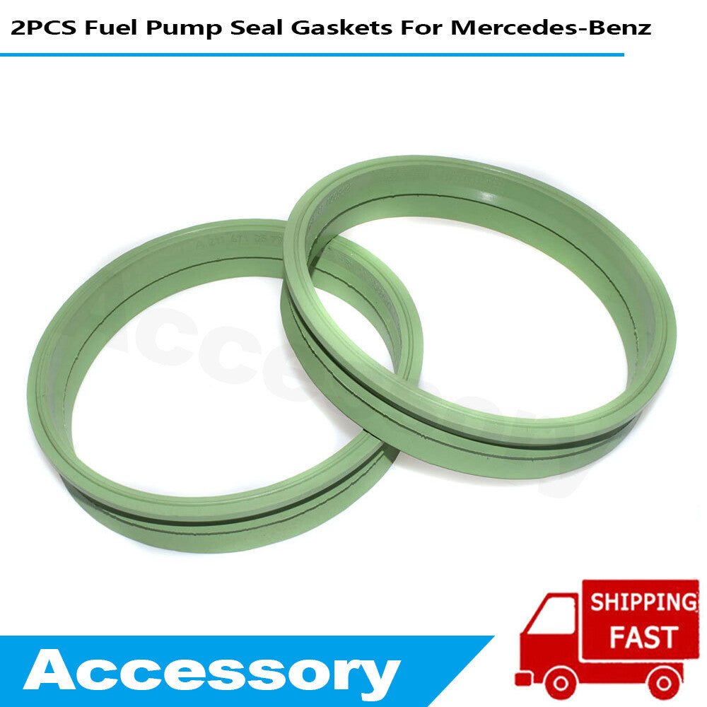 2-pack of fuel pump sealing gaskets suitable for Mercedes-Benz CLS550, CLS63, AMG, and CLK350. (2114710579)