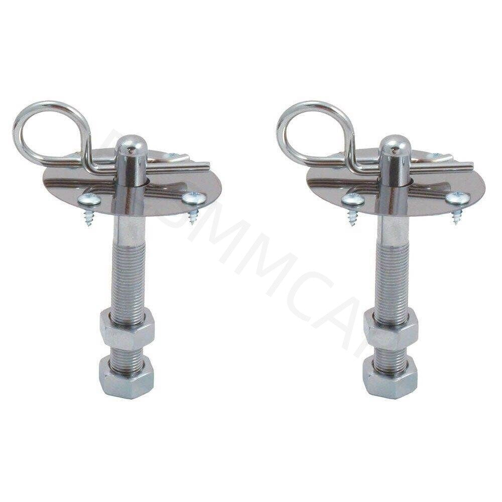 Racing Car Hood Pin Pins Lock Alloy Steel Mount Bonnet Latch Kit Professional