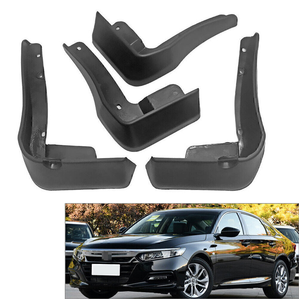 4Pcs Front Rear Splash Guard Mud Flaps Fit 2018-2020 for Honda Accord 4 Dr Sedan