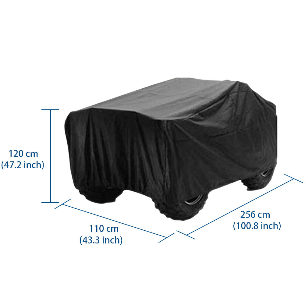XXXL ATV Cover Waterproof Breathable for Bike/Tricycle/ATV/ATC/Vehicles Black