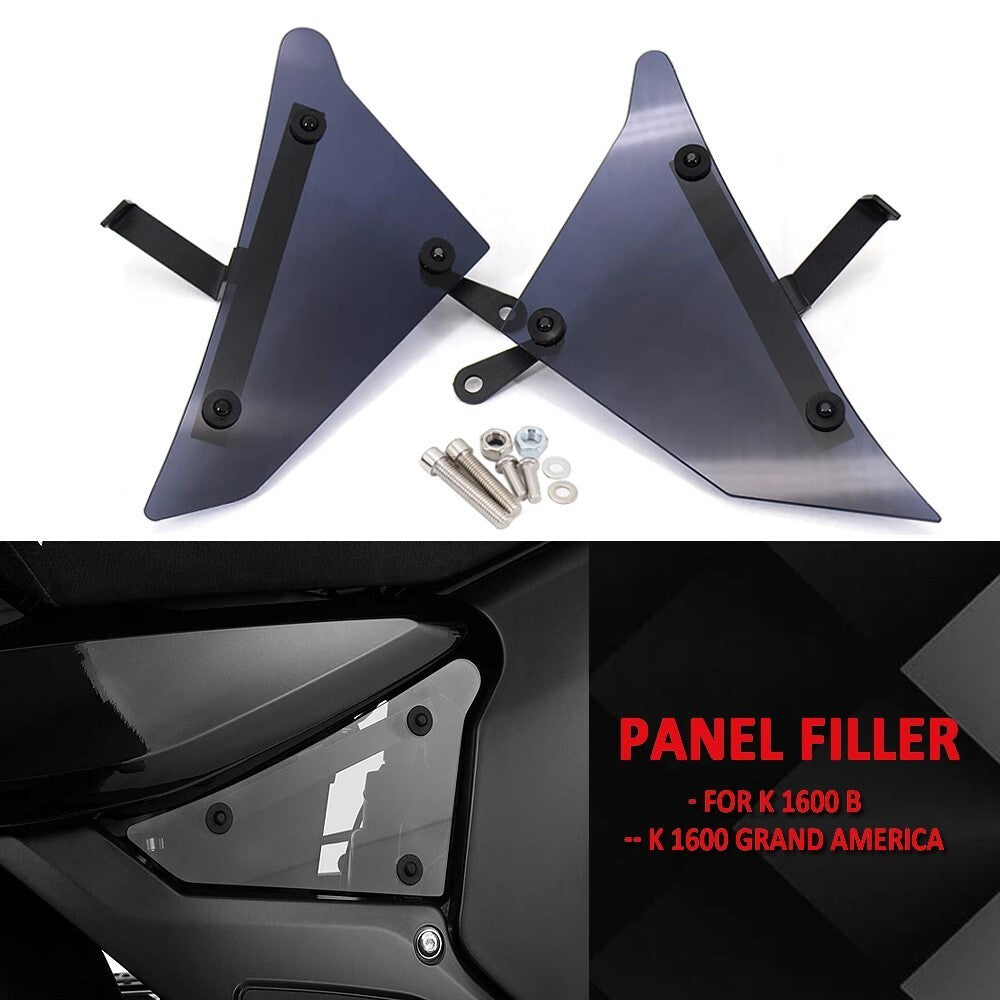 for BMW K1600B Motorcycle Side Panels Fill Fairing Cowl Cover Tank Plates Trim
