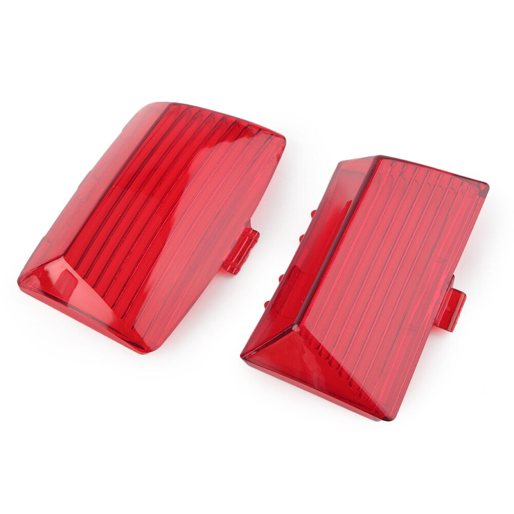 Mudguard Fender Tips Light Lens Cover for Harley Touring Electra Glide FLHT Dyna