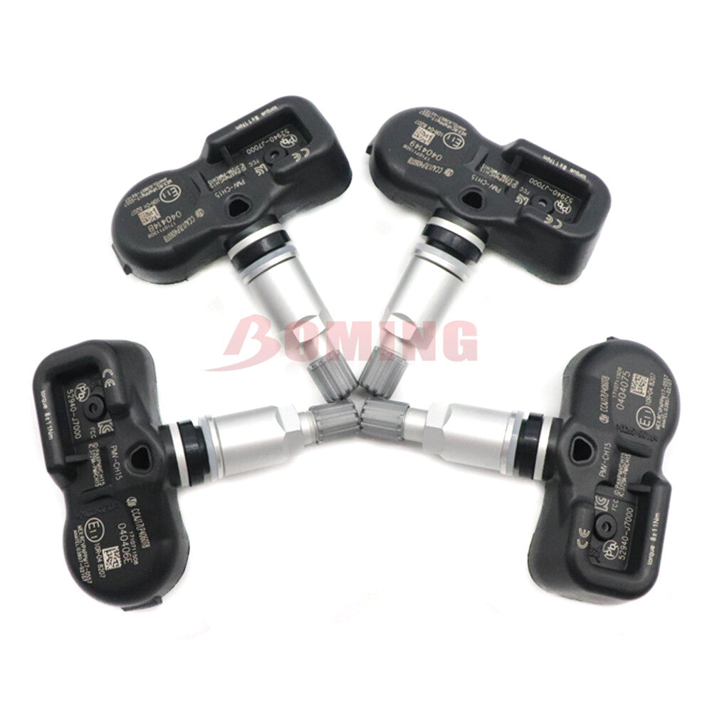 4PCS TPMS PMV-CH15 Tire Pressure Sensor for KiA Forte Cerato Koup K3 52940-J7000