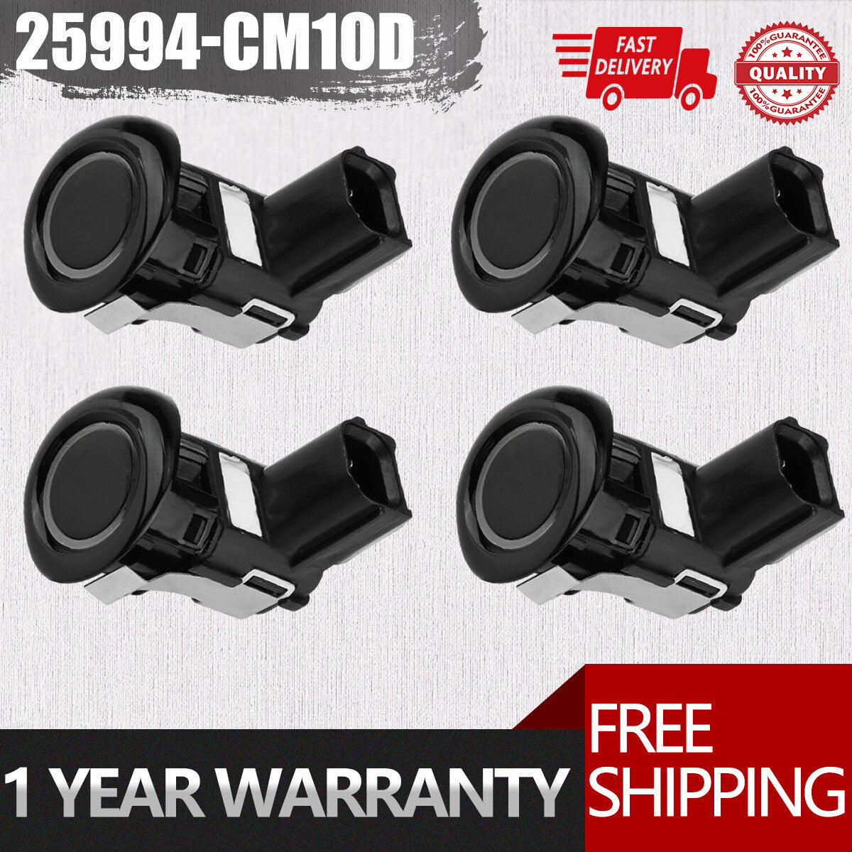 4PCS PDC Parking Sensor 25994-CM10D for Nissan Cube 2009-2017 for Infiniti EX35