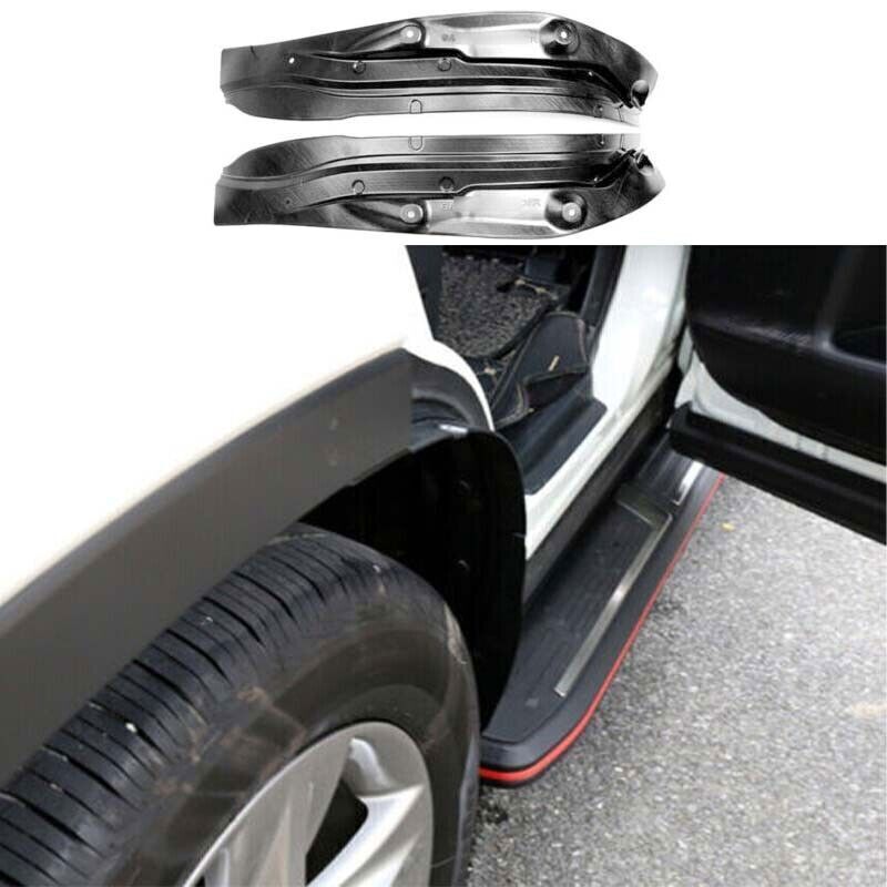 2PCS Rear Set Splash Mud Black Guards Flaps Primed for Toyota Highlander 2014-19