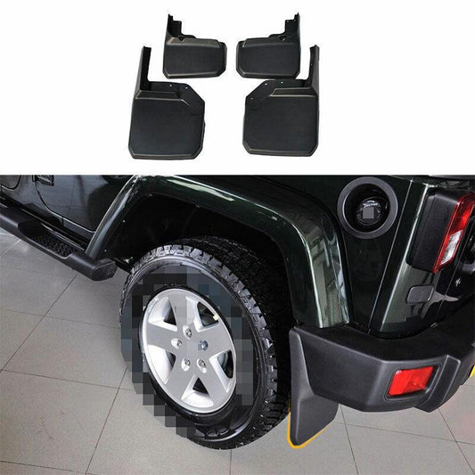 Fit for Jeep for Wrangler JK 2007-2017 ABS Black Splash Guards Mud Flaps Mudguard 4X