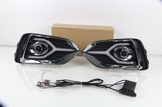for Hyundai Accent 2018-2020 DRL Daytime Running Fog Light Turn Signal Lamp Kit
