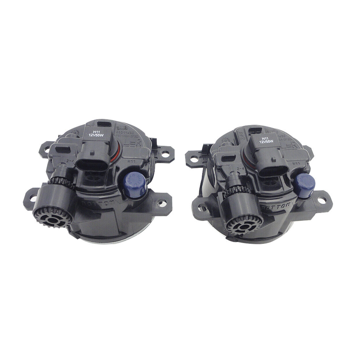 CLEAR LENS FOG LIGHTS DRIVING LAMPS w/BULBS Fit for Ford Fusion Mondeo 2013-2016
