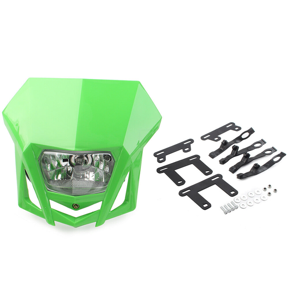 12V Scheinwerferverkleidung f¨¹r for Kawasaki KLX CRF DRZ RMZ for Yamaha Dirt Bikes Gr¨¹n