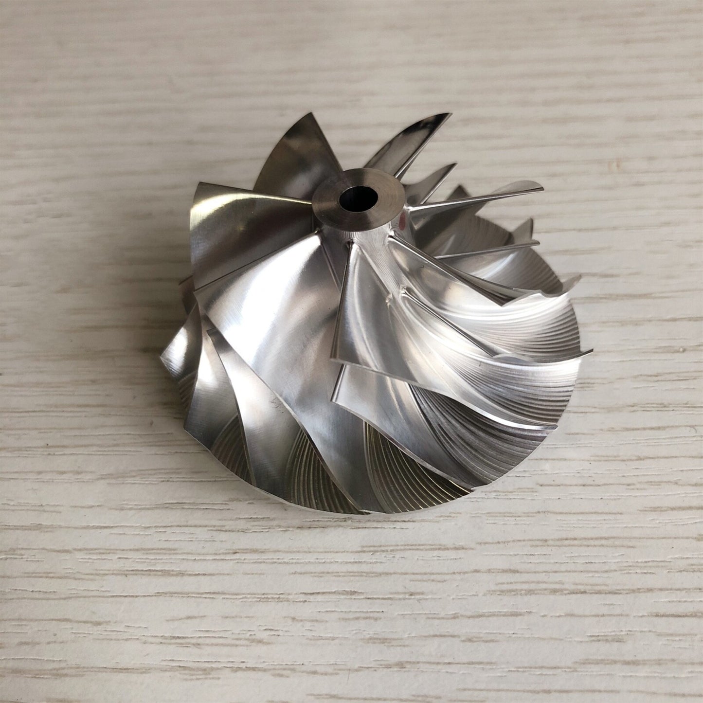 GT15-25 49.15/63.00mm 7+7 Blade High-Performance Billet Compressor Wheel
