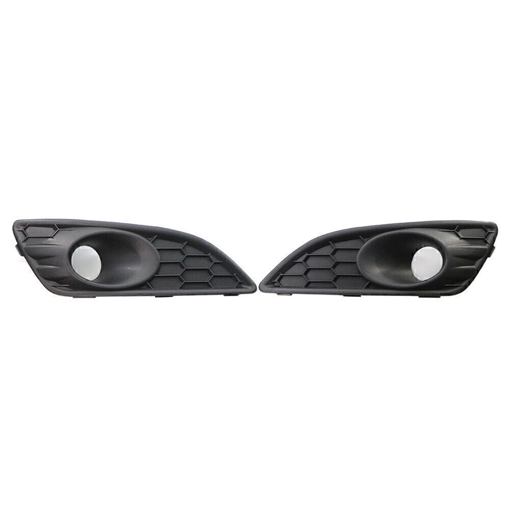 Pair Front Bumper Grilles Fog Lights Cover for Ford Fiesta 2012-2016 2015 2014