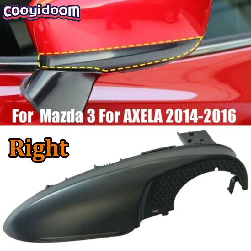 Right mirror base protective cover, ABS plastic, suitable for Mazda 3 Axela (2014-16)