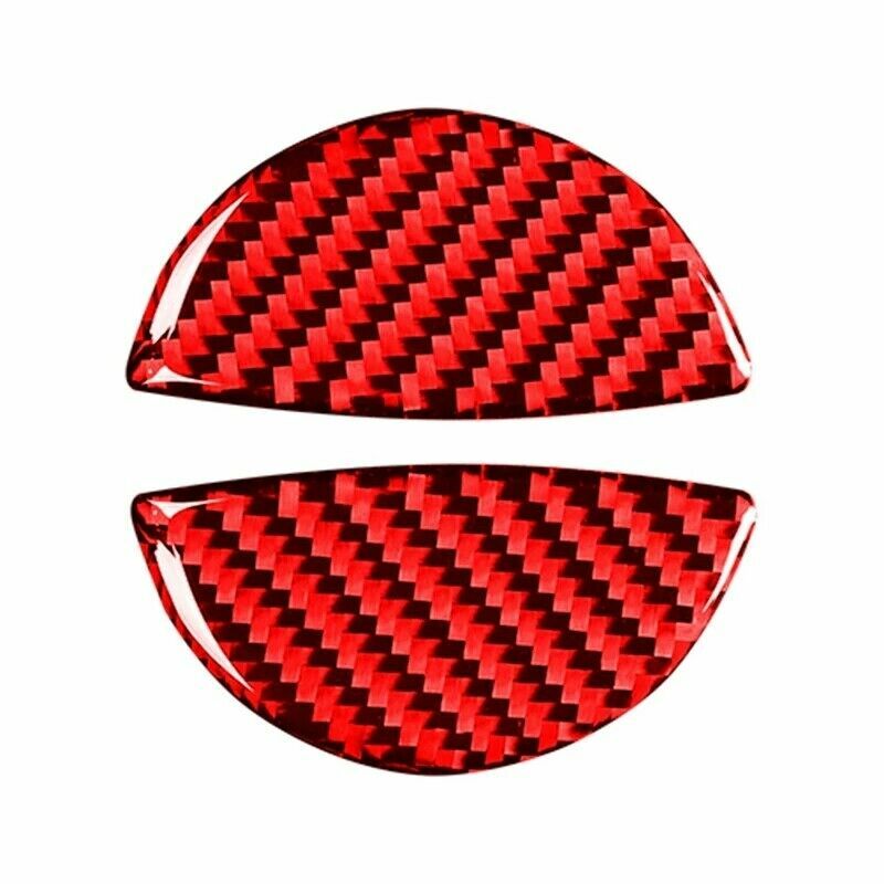 Red carbon fiber door handle decorative sticker cover suitable for Mini Cooper R56