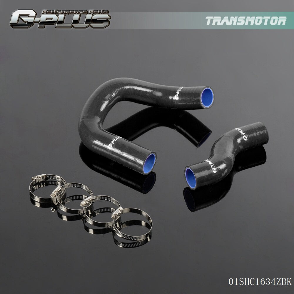 Suitable for 1968-1973 for Nissan for Datsun 510 Ka24-de black silicone radiator hose kit.