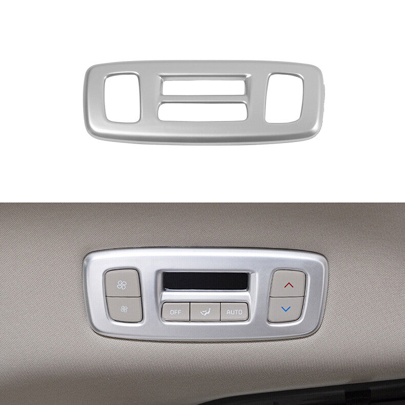 for Kia Carnival 2022-2023 silver Inner Rear Roof AC Button Control Frame cover