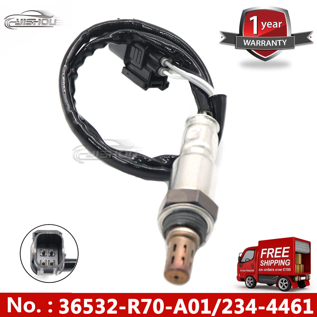 Downstream oxygen sensor 36532-R70-A01 is suitable for Honda Accord Odyssey Pilot 234-4461