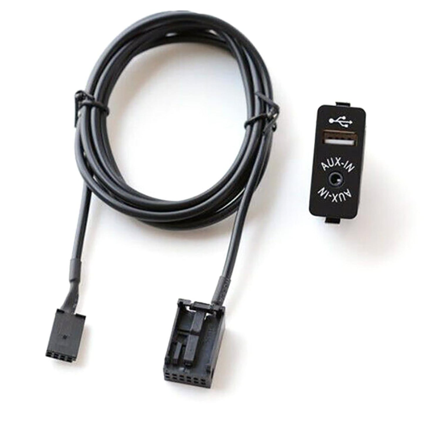 For NAVIGATION AUX Interface AUX USB Dash Audio 12Pin Cable for BMW E39 E53 X5